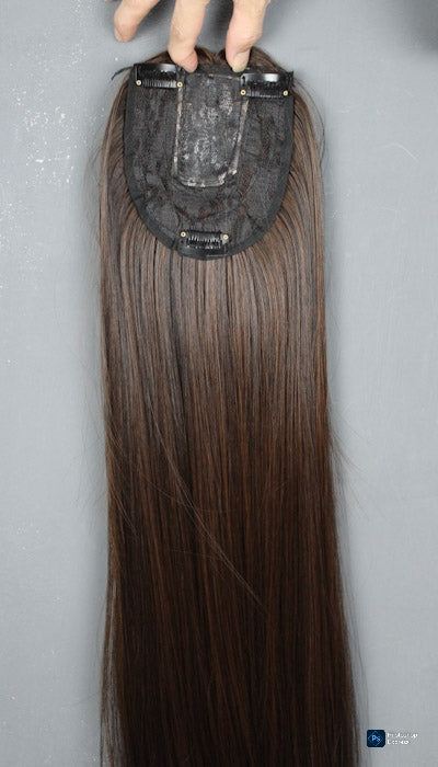 MonoTopper Straight 24 Inches Long 2 Colors | Zebaish Wigs & Extensions