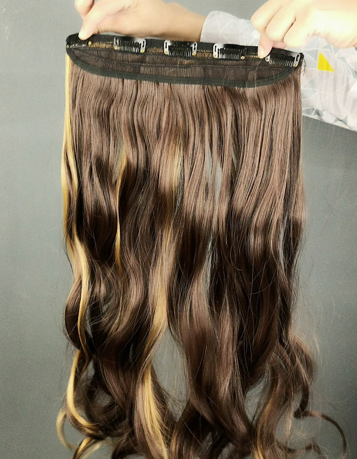 Brown With Gold Highlights