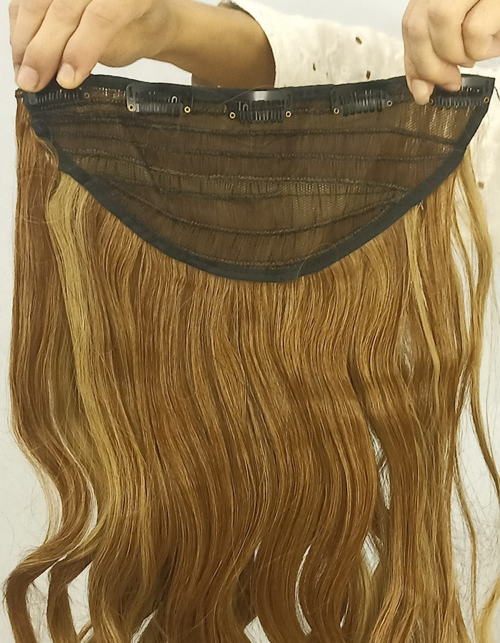 Honey Brown Curl Hair Extension - Zebaish Wigs and Extension