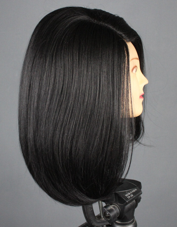 Front Fixed Lace Wig Black - Zebaish Wigs and Extension