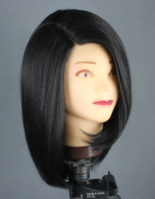 Front Fixed Lace Wig Black