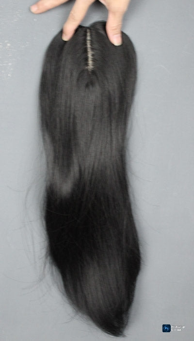 02 Clips Hair Patch with Parting| Zebaish Wigs & Extensions