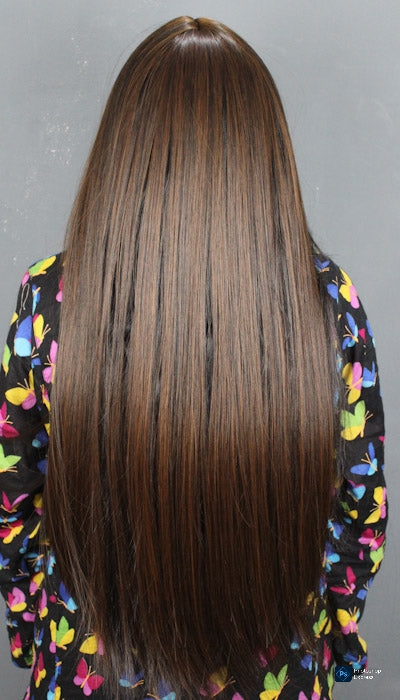 MonoTopper Straight 24 Inches Long 2 Colors | Zebaish Wigs & Extensions