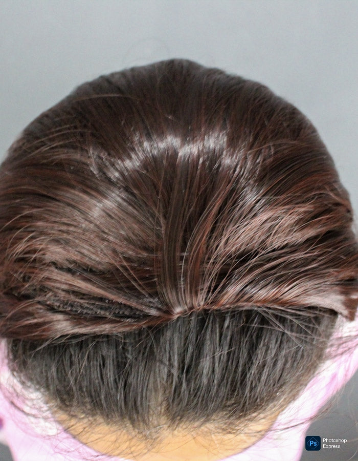 Burgundy Cap Topper Wavy | Zebaish Wigs & Extensions