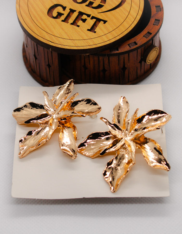 Edge Layer Flower Studs Top Pair | Zebaish Wigs & Extensions