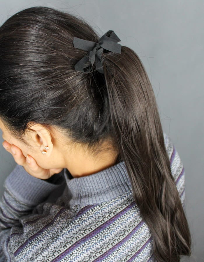 BrownWave Elegance Ponytail, 22 Inches Long - Zebaish Wigs and Extension