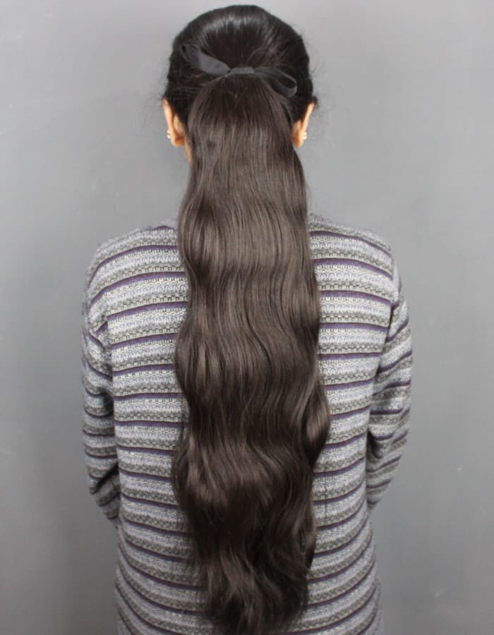 Elegance Waves 30-Inch Ponytail: Chic and Effortless Style for Stunning Looks - Zebaish Wigs and Extension