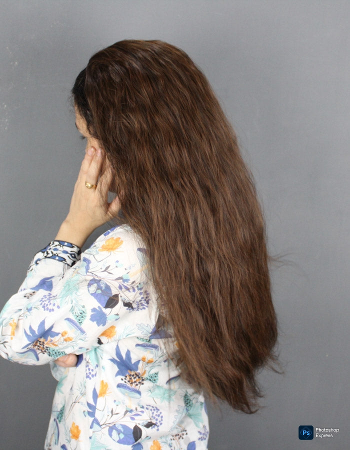 Frizzy Hair topper | Zebaish Wigs & Extensions