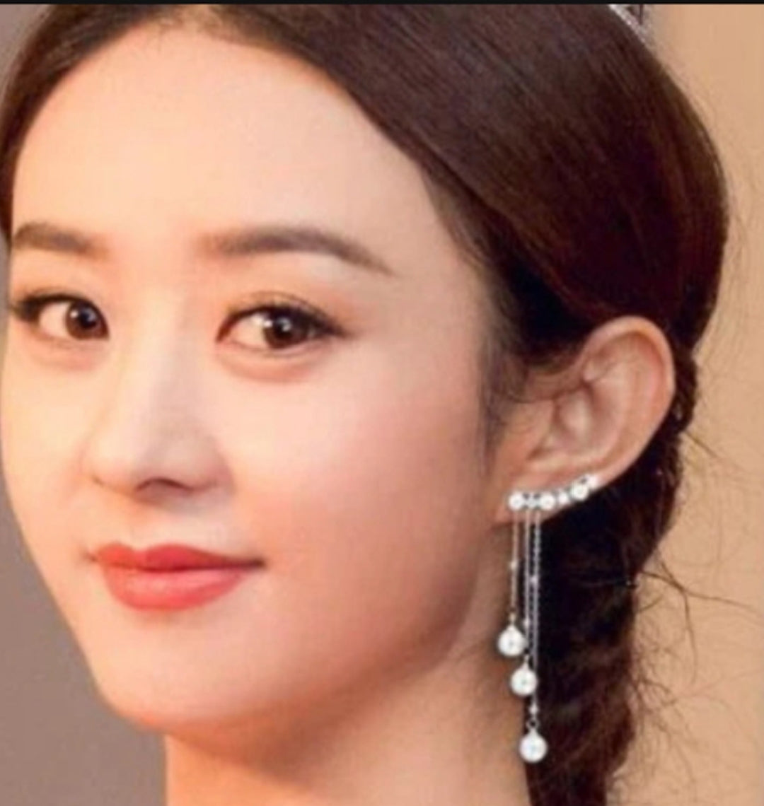 Pearl Pair Ear Cuff | ZEBAISH Wigs