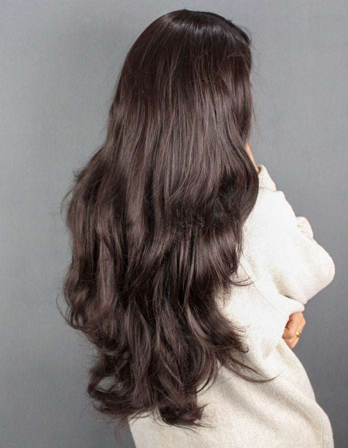 Dark Burgundy Ushape Extension 30 Inches Long | Zebaish Wigs & Extensions
