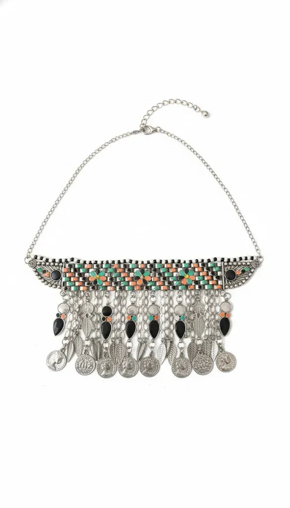 Multi Color Collar Necklace | Zebaish Wigs & Extensions