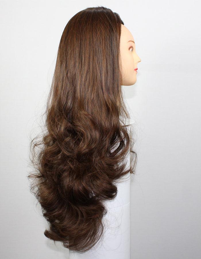 Light Brown Wavy Topper