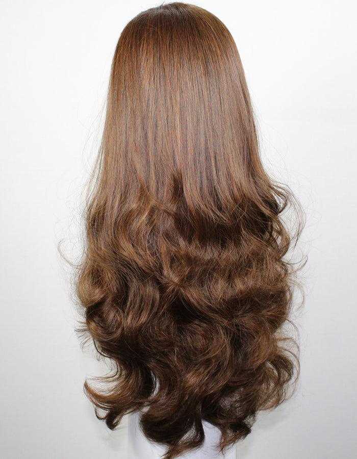 Light Brown Wavy Topper