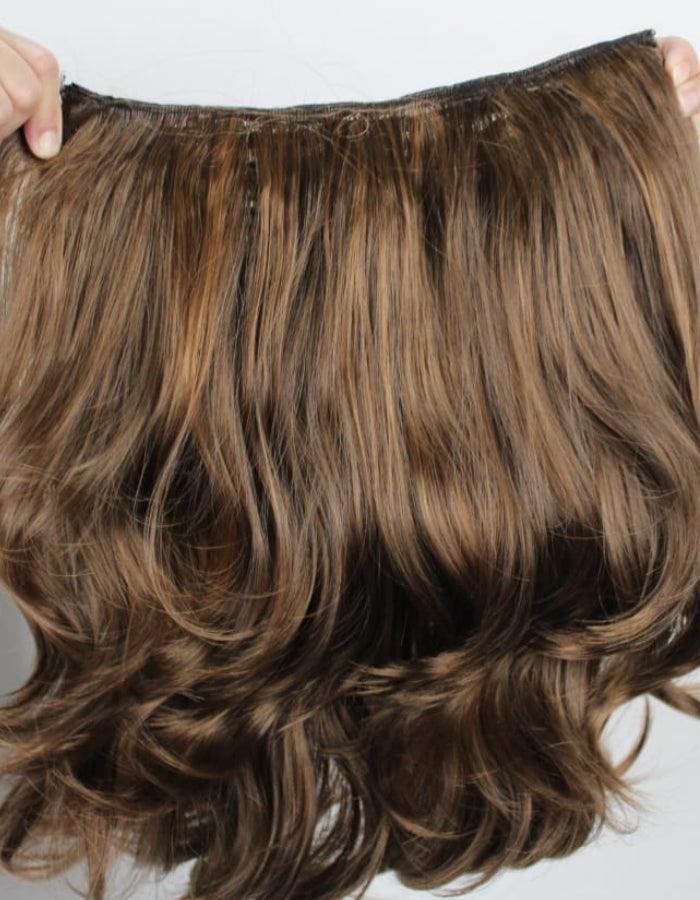 Layer Cut U Shape Medium Brown Extension - Zebaish Wigs and Extension