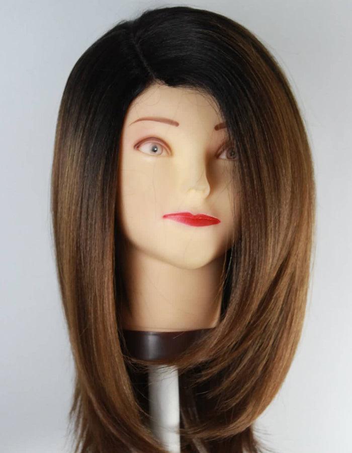 Front Fixed Lace Wig With Ombre