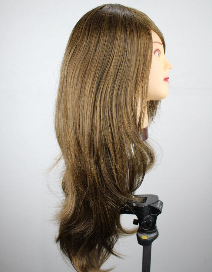 Ash Blonde Long Flick Wig - Zebaish Wigs and Extension