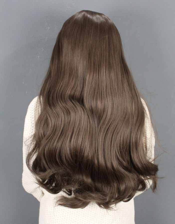 Ash Brown Front Bang Wig | Zebaish Wigs & Extensions