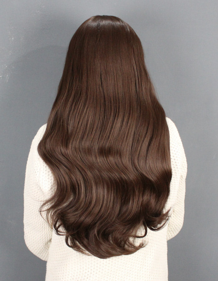 Cool Brown Front Bang Wig | Zebaish Wigs & Extensions