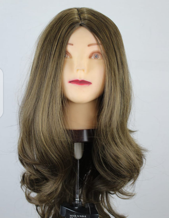 Ash Blonde Wavy Wig