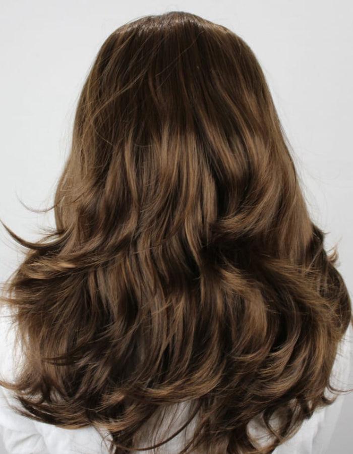 Layer Cut U Shape Medium Brown Extension | Zebaish Wigs & Extensions