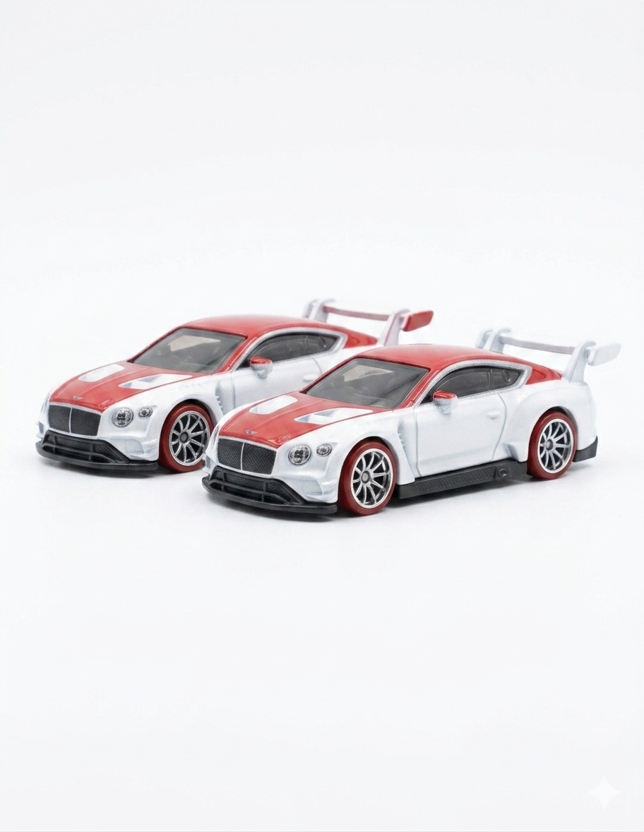 Hot Wheels Rápido y Furioso 2024 Bentley Continental GT3 2018 | Pelucas y extensiones Zebaish