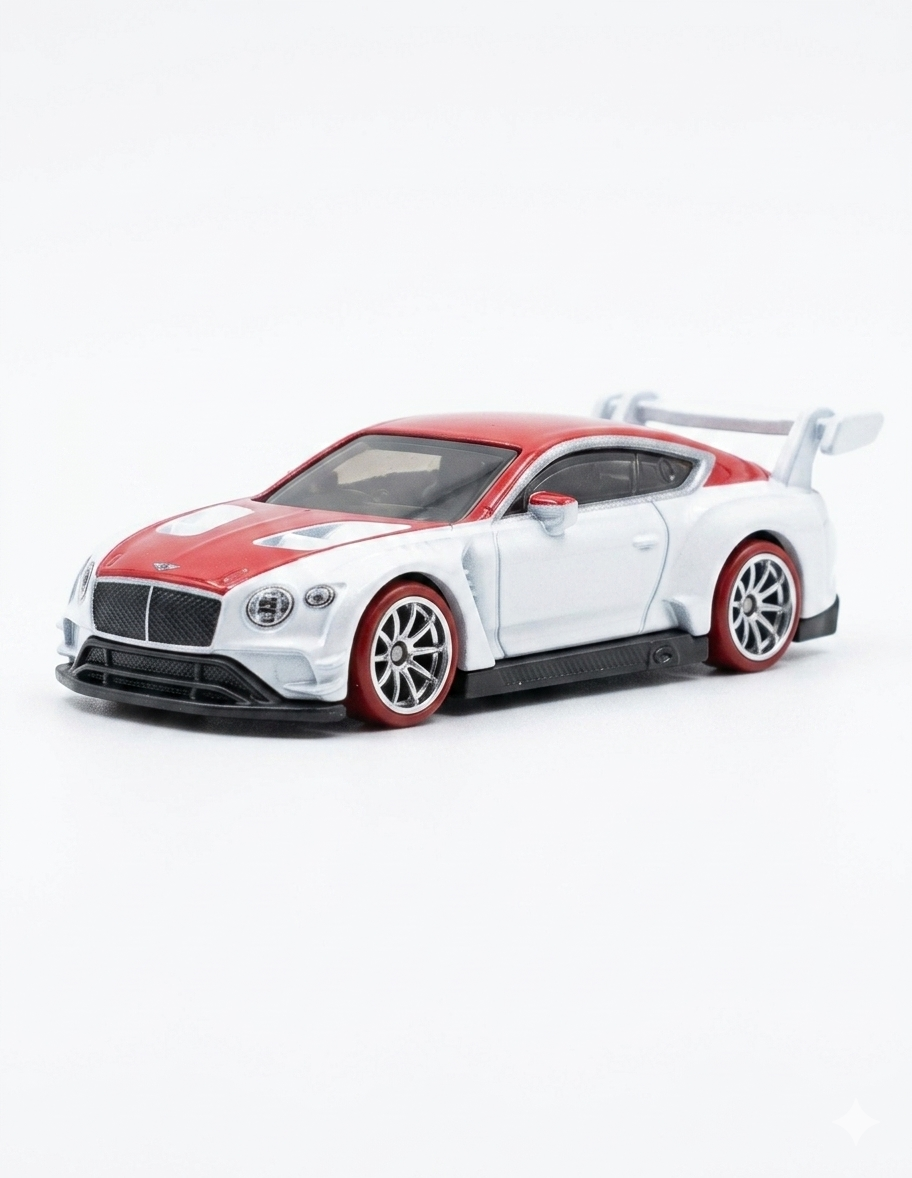Hot Wheels Rápido y Furioso 2024 Bentley Continental GT3 2018 | Pelucas y extensiones Zebaish