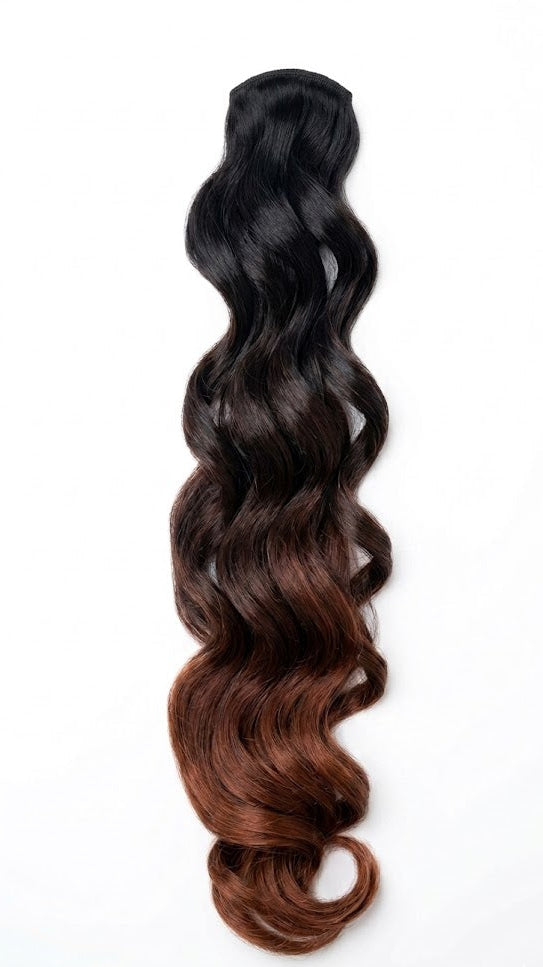Extensiones de cabello trenzado a ganchillo Ombre Goddess Box Braids de 24" con puntas rizadas onduladas – Extensiones sintéticas de 3 tonos | Zebaish Wigs & Extensions