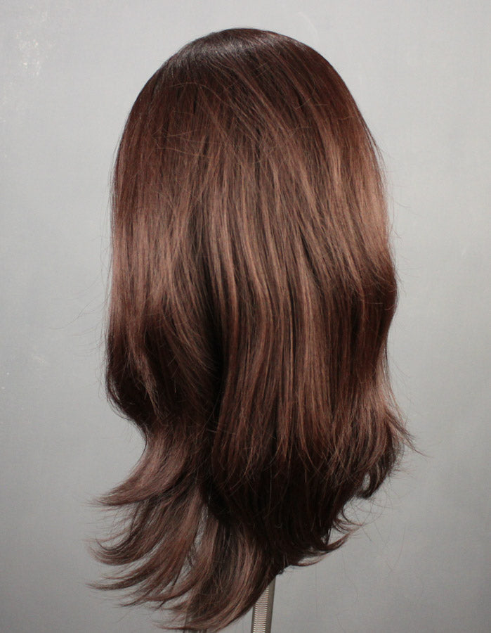 Deep Burgundy Wig Medium Length - Zebaish Wigs and Extension