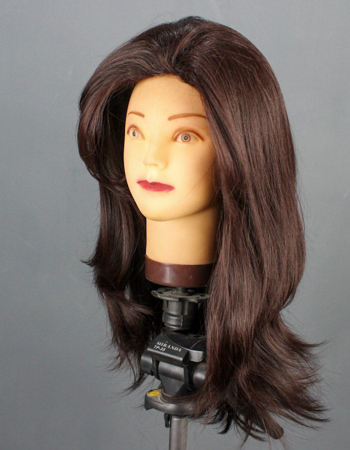 Deep Burgundy Wig Medium Length - Zebaish Wigs and Extension