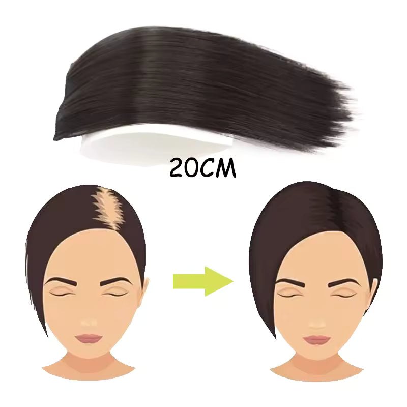 2 Clips Invisible Hair Pad 8 Inches long | Zebaish Wigs & Extensions