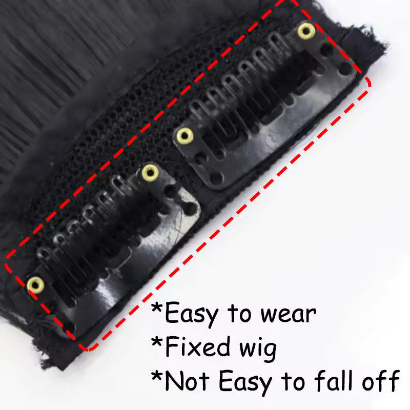 2 Clips Invisible Hair Pad 8 Inches long | Zebaish Wigs & Extensions