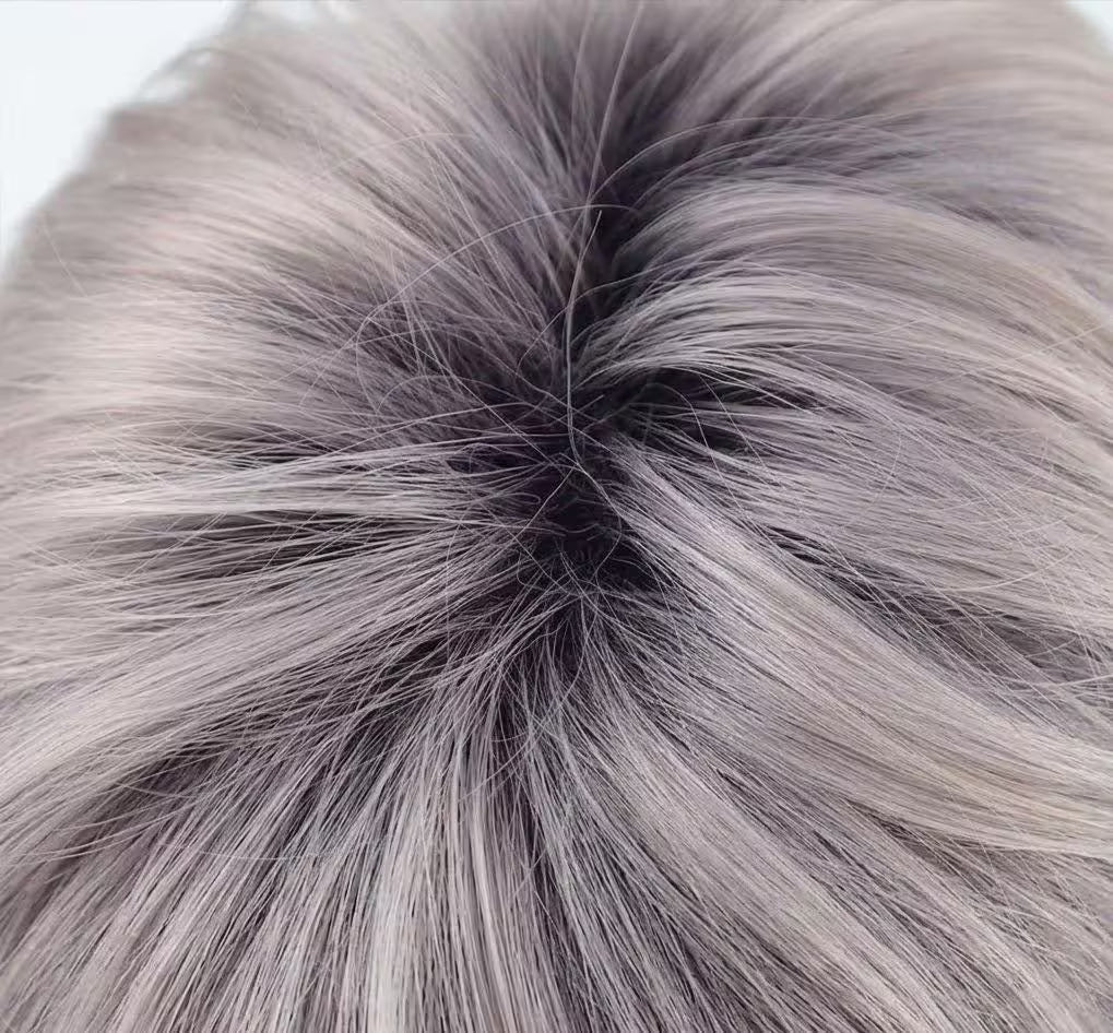 Close-up of fluffy gray fur
