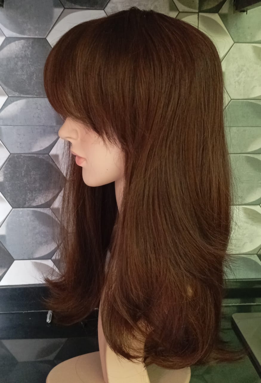 Caramel Brown Wig | Zebaishnet