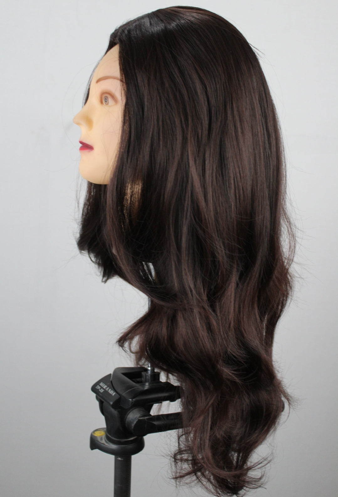 Center Parting Deep Burgundy Wig