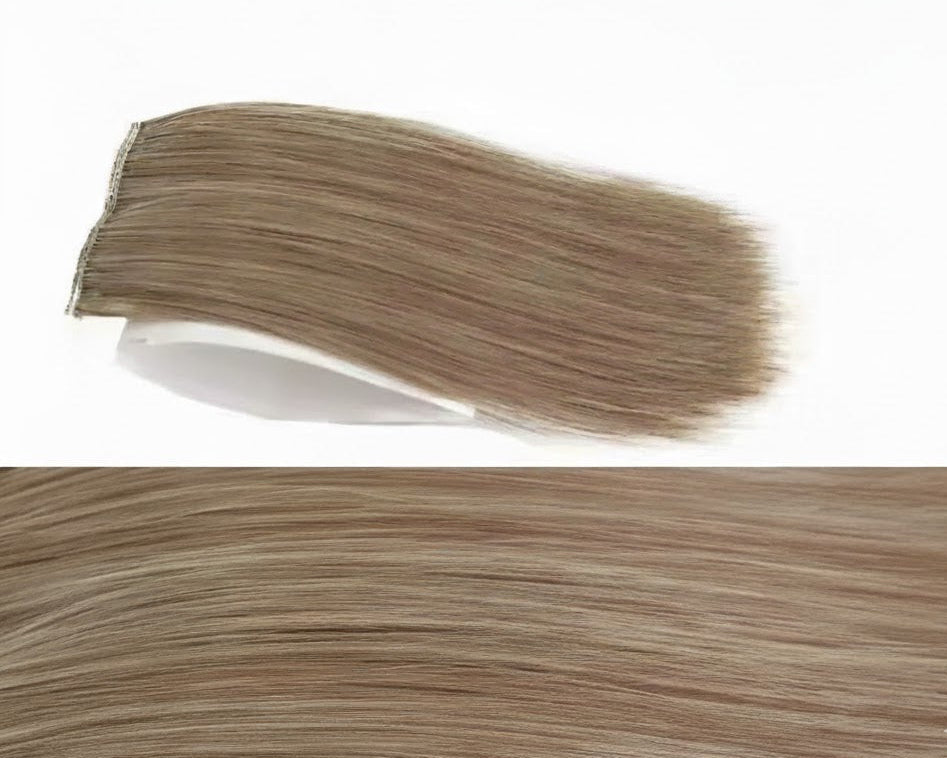 2 Clips Invisible Hair Pad 8 Inches long | Zebaish Wigs & Extensions