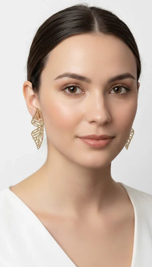 Butter fly Ear Tops | Earing | Studs | Zebaish Wigs & Extensions