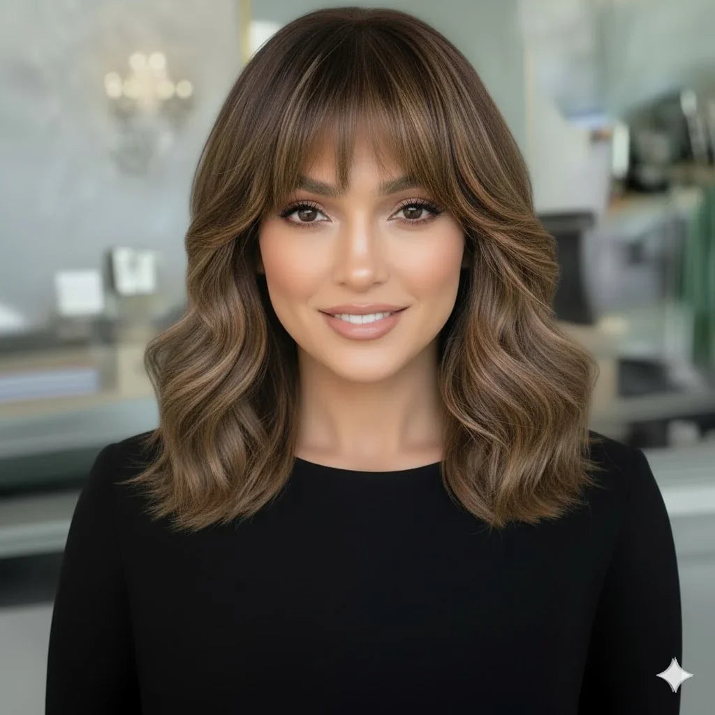 ZEBAISH CHOCOLATE BROWN BALAYAGE WIG | Zebaish Wigs & Extensions