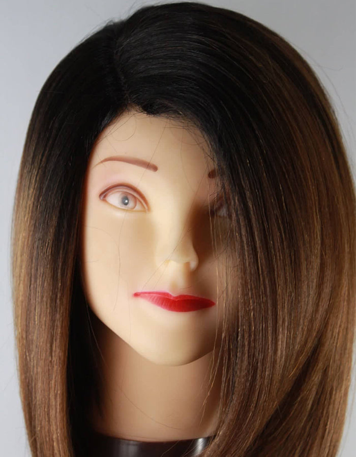 Front Fixed Lace Wig With Ombre