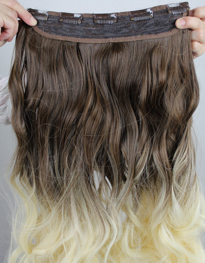 Brown to Ash Ombre Extension