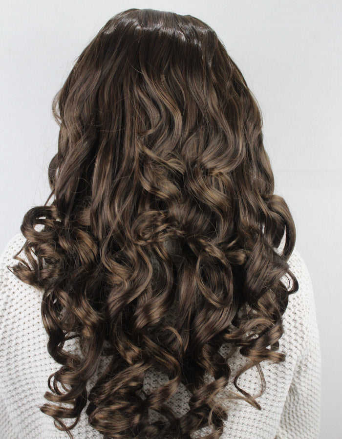 Medium Brown Curl Extension | Zebaish Wigs & Extensions