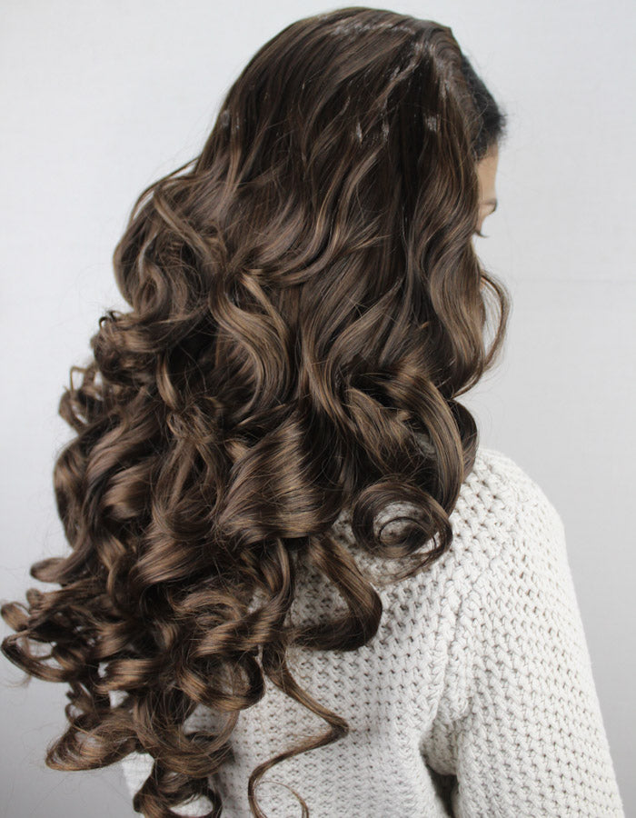 Medium Brown Curl Extension