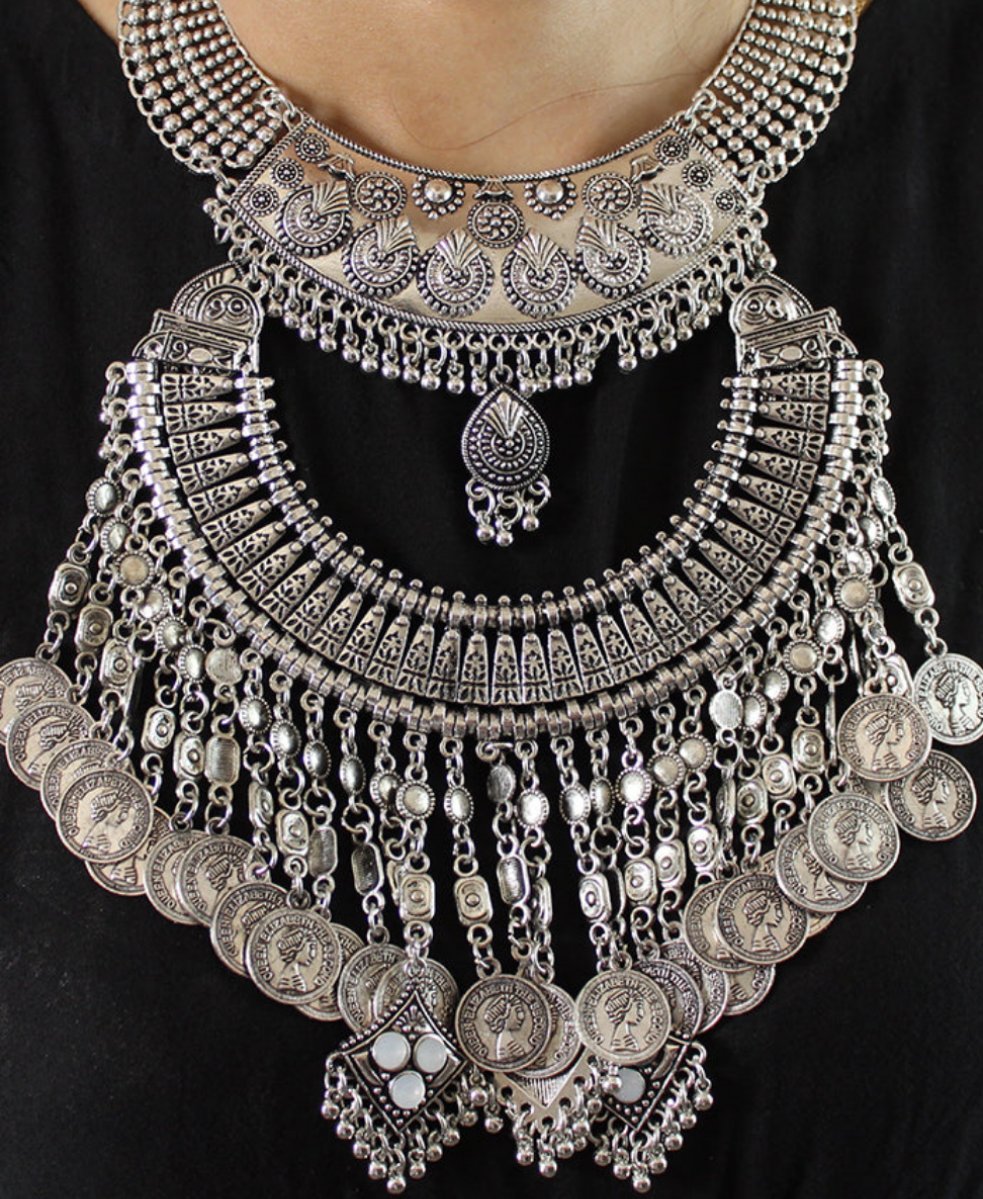 Vintage Double Collar Jewellry